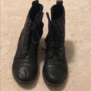 Black Madden Girl Combat Boots :)